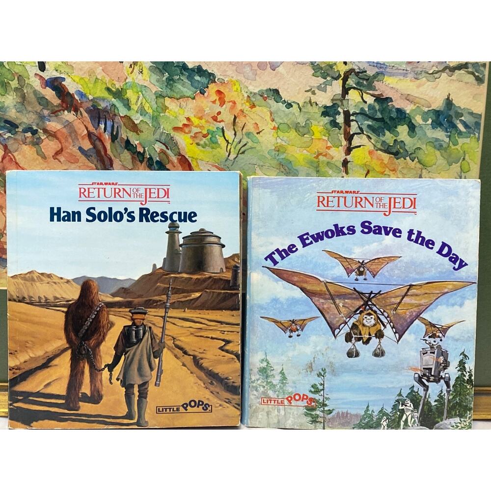 Han Solo's Rescue Ewoks Save The Day Books 1983 Star Wars Return Of The Jedi